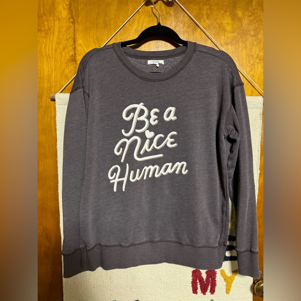 ‘Be a Nice Human’ Crewneck Sweatshirt from Maurices